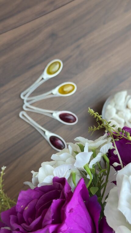 ملاعق عسل ابيض مع ليمون وزنجبيل 50ملعقه